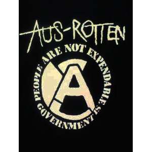  AUS ROTTEN people are not expenadable BLACK TSHIRT 