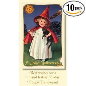   Halloween Cards Pack of 10 Cards with Envelopes Health & Personal