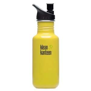  Klean Kanteen K18PPS SY 18 oz Water Bottle with Sport Cap 