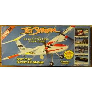  Tyco Jet Stream Electric Radio Control Airplane Toys 