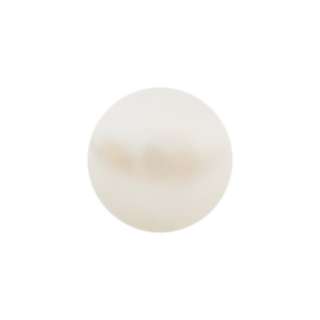 Model EP10W AAA natural cream white round button pearls .925 Sterling 
