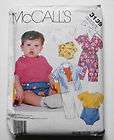 3139 McCalls Cut Vintage Pattern 1987 Infant Baby Clothes Size S M L