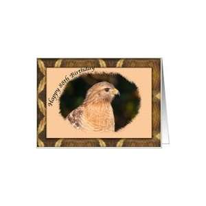    88th Birthday Card with Red shouldered Hawk Card Toys & Games