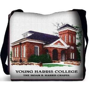 Young Harris College Jacquard Woven Tote Bag   17 x 17 