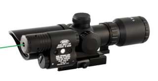   Dual illuminated Scope with Green Laser Etched Glass Reticle  