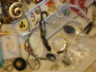   Costume Vintage Jewelry Lot over 8 lbs no junk all wearable  