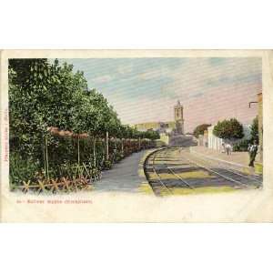   Vintage Postcard Railway Station   Birchircara Malta 