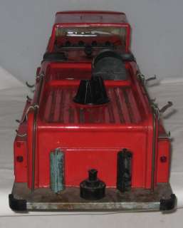   BUDDY L PRESSED STEEL TEXACO FIRE CHIEF FIRE TRUCK IN ORIGINAL BOX