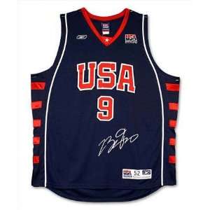  LeBron James Autographed Team USA Blue Authentic Jersey 