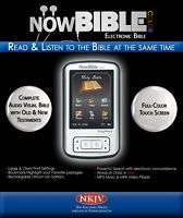 NKJV NowBible Color Audio/Visual Bible Reader~4 GB~NEW  