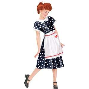  Childs I Love Lucy Costume Size Medium (8 10) Toys 