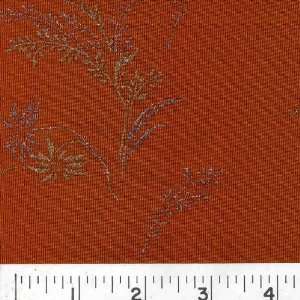   SLINKY GLITTER FERNS COPPER Fabric By The Yard Arts, Crafts & Sewing