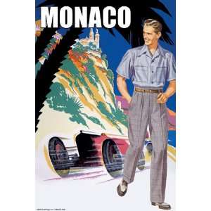  Monaco Mens 50s Fashion II 20x30 Poster Paper