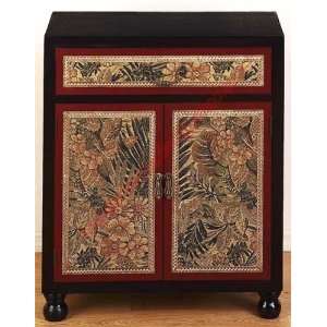  31 High Unique Handmade WOODEN CABINET WITH FABRIC 