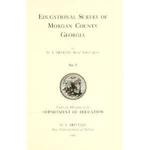  Educational Survey Of Morgan County, Georgia Georgia 
