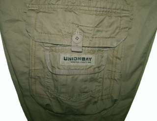 UnionBay Young Mens Cargo Shorts Canteen Y18WZ36 NWT  