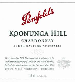   wines wine from other australia chardonnay learn about penfolds wines