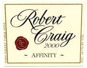 Robert Craig Cellars Affinity 2001 