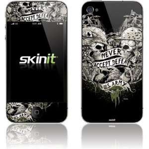  US Army Never Accept Defeat skin for Apple iPhone 4 / 4S 