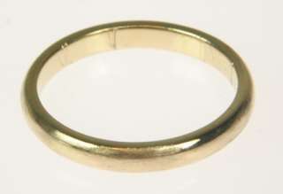 LADY 18K YELLOW GOLD TIFFANY CO. SOLID BAND ESTATE RING 164156  