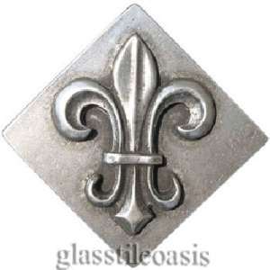  Fleur de Lys 2 x 2 Pewter Pewter Pewter Pewter   13732 