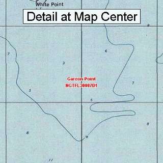  USGS Topographic Quadrangle Map   Garcon Point, Florida 
