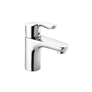   Faucet with Metal Lever Handle and Pop Up Dra