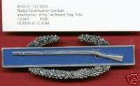 COMBAT INFANTRY BADGE 1st AWARD NEW IN PACK DATED 1990  