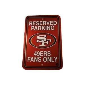 San Francisco 49ers Parking Sign *SALE* 