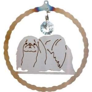  Pekingese Plant Pick Suncatcher