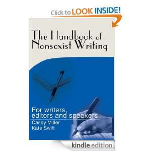 The Handbook of Nonsexist Writing Kate Swift  Kindle 