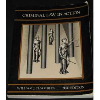    Criminal Law in Action (9780471896784) William J Chambliss Books