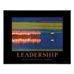  Successories Leadership Flamingo Motivational Poster