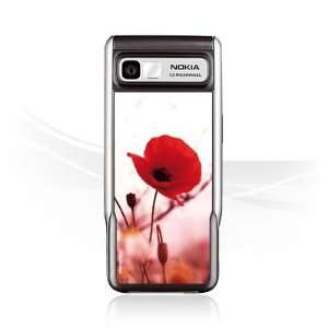  Design Skins for Nokia 3230   Red Flowers Design Folie 