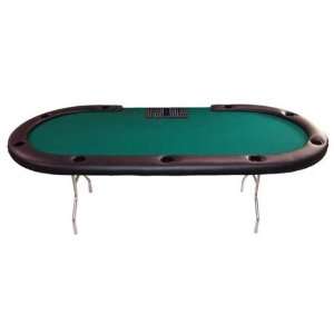  USA Gaming Supply PT 9 Oval Poker Table with Folding Legs 