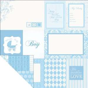   Double Sided Paper 12X12 Baby Shower (10 Pack) 