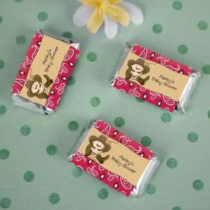  Little Cowboy   20 Mini Candy Bar Wrapper Sticker Labels 