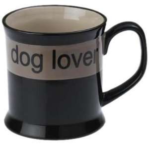  City Pets Dog Lover Mug   Black & Cream (Quantity of 4 