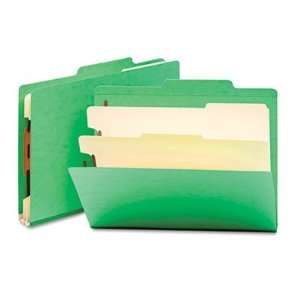  Top Tab Classification Folders, Two Dividers, Six Section 