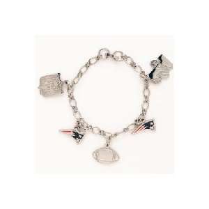  New England Patriots Charm Bracelet Jewelry