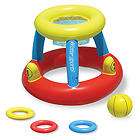 Water Basketball with Ring Toss Game