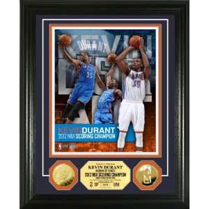  Kevin Durant 2012 NBA Scoring Title Gold Coin Photo Mint 