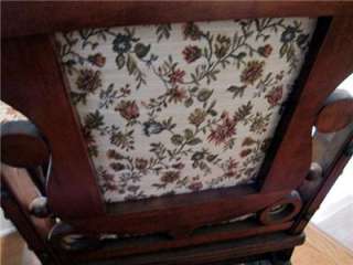 HERE IS A VINTAGE, OLD, PLATFORM ROCKER FROM THE VICTORIAN ERA