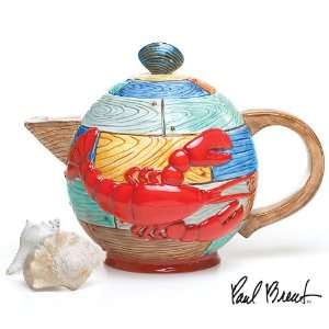  New England Style Lobster Teapot Designed by Artist Paul 
