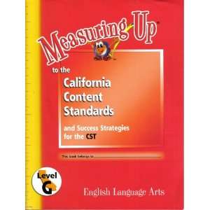   Strategies for the CST (Measuring Up, English Language Arts