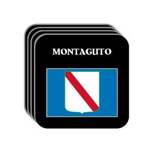 Italy Region, Campania   MONTAGUTO Set of 4 Mini Mousepad Coasters