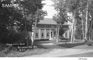 1930s Masonic Hall, Greenville, Maine Mason Temple  