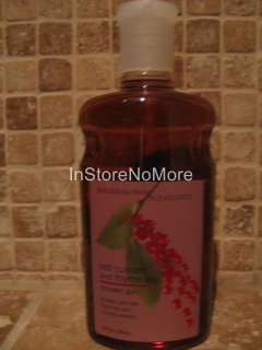 Bath Body Works Red Currant Thyme Tea 10 oz Shower Gel  