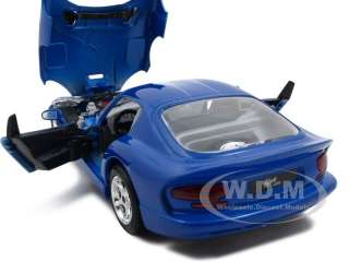 1996 DODGE VIPER GTS COUPE BLUE 124 DIECAST MODEL CAR  