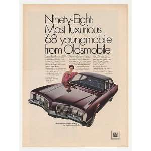 1968 Olds Oldsmobile Ninety Eight 98 Luxury Sedan Print Ad 